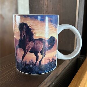 Wild Horses Coffee Cup Mug by Persis Clayton Weirs “Fire in the Sky”